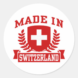 Sticker Rond Fabriqué en Suisse