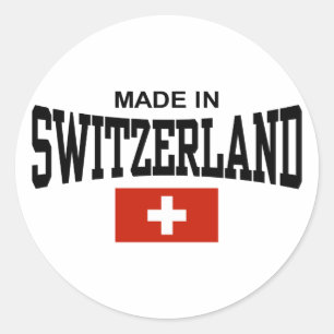 Sticker Rond Fabriqué en Suisse