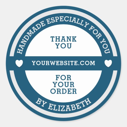 Sticker Rond Fabriqué spécialement pour vous (Devant)