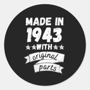 Sticker Rond fabriqués en 1943 avec des pièces d'origine,