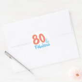 Sticker Rond Fabuleuse fête d'anniversaire (Enveloppe)
