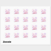 Sticker Rond Fabuleux 30e anniversaire pour les femmes (Feuille)