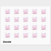 Sticker Rond Fabuleux 70e anniversaire pour les femmes (Feuille)