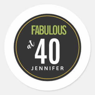 Sticker Rond fabuleux à quarante modèles