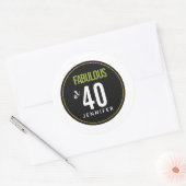 Sticker Rond fabuleux à quarante modèles (Enveloppe)