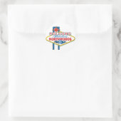 Sticker Rond Fabuleux-Nord-Woods (Sac)