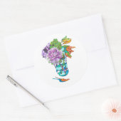Sticker Rond Fabulous Fall Vegetal Bouquet (Enveloppe)
