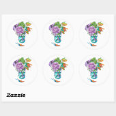 Sticker Rond Fabulous Fall Vegetal Bouquet (Feuille)