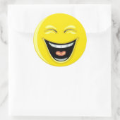 Sticker Rond Face (Sac)