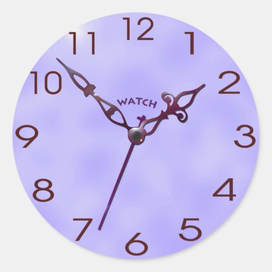 Sticker Rond face_03 de l'horloge (Devant)