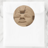Sticker Rond face abu simbel (Sac)