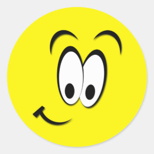 STICKER ROND FACE COUPE