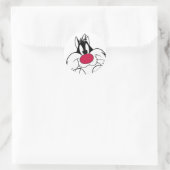 Sticker Rond Face de nez rouge SYLVESTER™ (Sac)