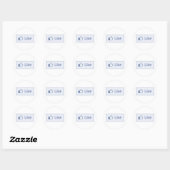 Sticker Rond Facebook (Feuille)