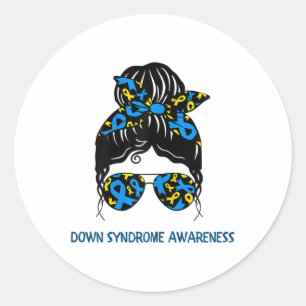 Sticker Rond Faible risque de syndrome