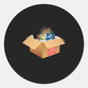 Sticker Rond Faire chaque jour un T Shirt de la Journée de la T