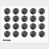 Sticker Rond Faire des mouvements (Feuille)