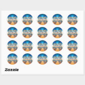 Sticker Rond Faire du bruit (Feuille)