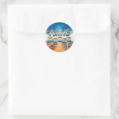 Sticker Rond Faire du bruit (Sac)