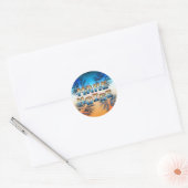 Sticker Rond Faire du bruit (Enveloppe)