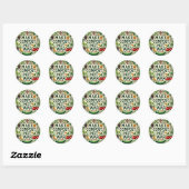 Sticker Rond Faire du compost pas la guerre (Feuille)