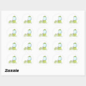 STICKER ROND FAIRE MARGARITAS (Feuille)