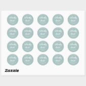 Sticker Rond faire-part de graduation virtuellement fait classi (Feuille)