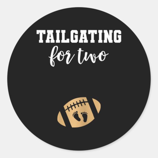 Sticker Rond Faire-part De Grossesse Chute Par Révélation (Devant)