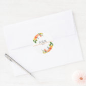 Sticker Rond Faire-part de mariage (Enveloppe)