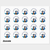 Sticker Rond Faire-part pirate (Feuille)