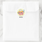 Sticker Rond Fairy Cake Funny Cupcake Pun (Sac)
