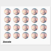 Sticker Rond Fairy Castle (Feuille)