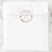 Sticker Rond Fairy Premier anniversaire 1er anniversaire (Sac)