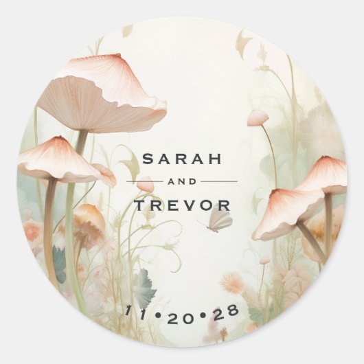 Sticker Rond Fairy Tale Woodland Fairycore Romance (Devant)