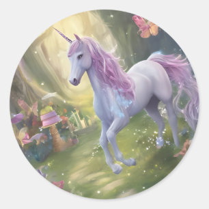 Sticker Rond Fairy Wonderland Collection Party Favoriser