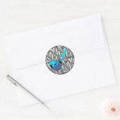Sticker Rond Fairy Wren (Enveloppe)