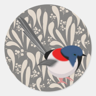 Sticker Rond Fairy Wren