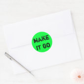 Sticker Rond Fais-Le Bouger ! (Enveloppe)
