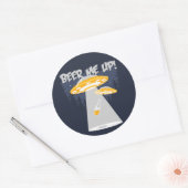 Sticker Rond Fais-Moi Lève-Moi ! (Enveloppe)