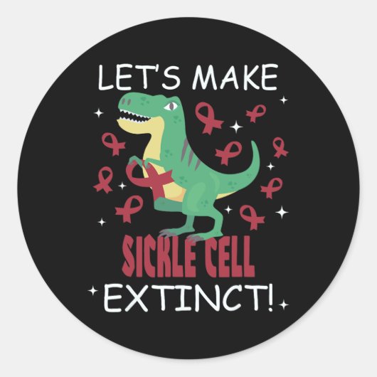 Sticker Rond Faisons en sorte que la faucille n'existe pas Funn (Devant)