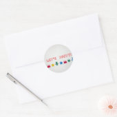 Sticker Rond Faisons la fête ! (Enveloppe)