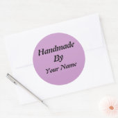 Sticker Rond Fait à la main par Modèle (Enveloppe)