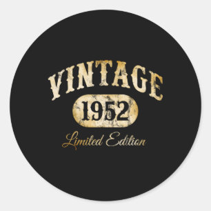 Sticker Rond Fait En 1952