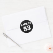 Sticker Rond Fait En 1953 (Enveloppe)