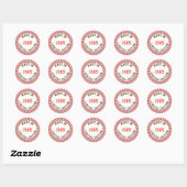 Sticker Rond Fait en 1985 (Feuille)