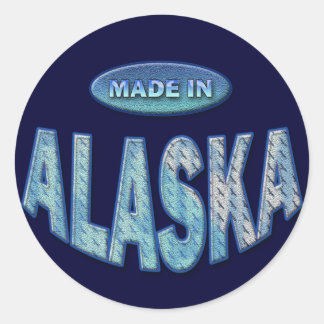 STICKER ROND FAIT EN ALASKA