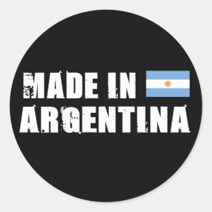 Sticker Rond Fait en Argentine