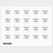 STICKER ROND FAIT EN CHINE (Feuille)