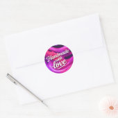 Sticker Rond Fait main (Enveloppe)