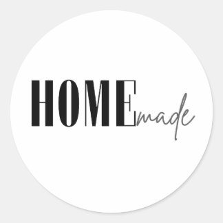 Sticker Rond Fait maison